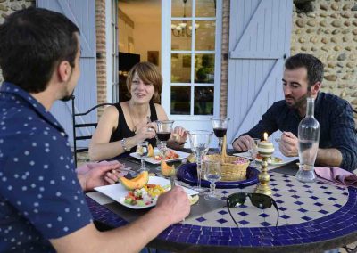 Dîner, Maison d'hôtes de charme La Maison d'Anaïs