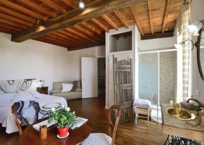 Chambre Ivoire et salle d'eau